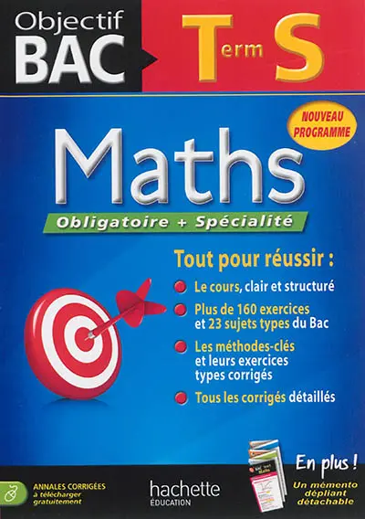 Maths obligatoire + spécialité terminale S