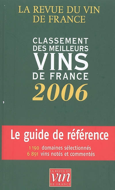 Classement des meilleurs vins de France 2006