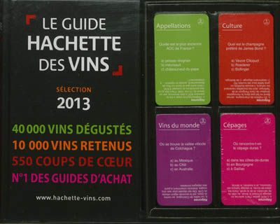 Le guide Hachette des vins 2013 + le quiz du vin