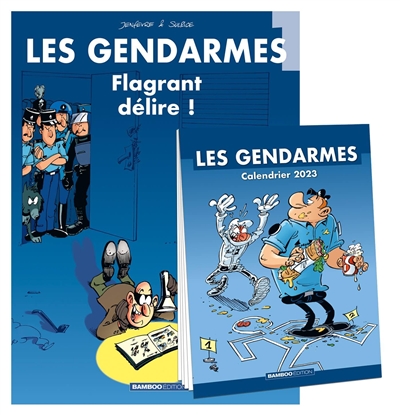 les gendarmes : pack volume 1 + calendrier 2023