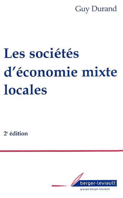 Les sociétés d'économie mixte locales