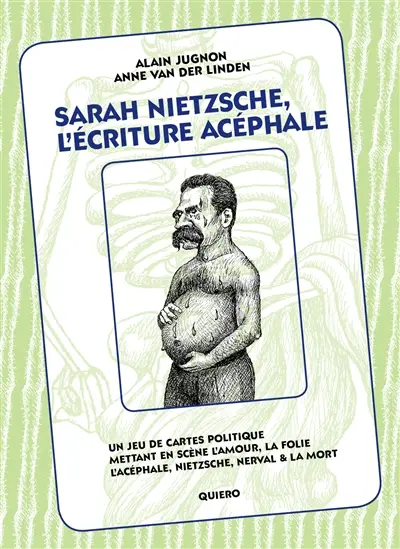 Sarah Nietzsche, l'écriture acéphale : un jeu de cartes politique mettant en scène l'amour, la folie, l'acéphale, Nietzsche, Nerval & la mort