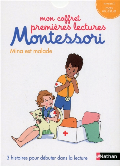 Mon coffret premières lectures Montessori :Mina est malade