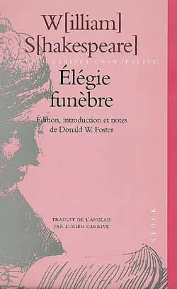 Elégie funèbre