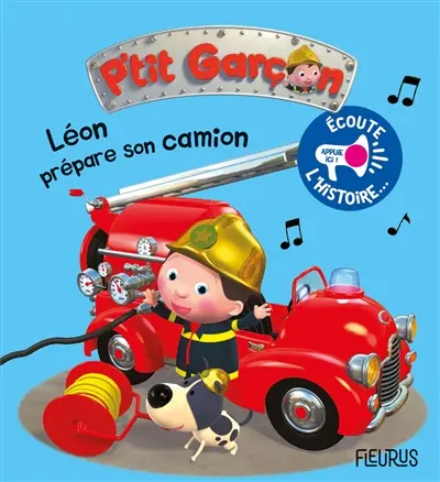 Léon prépare son camion
