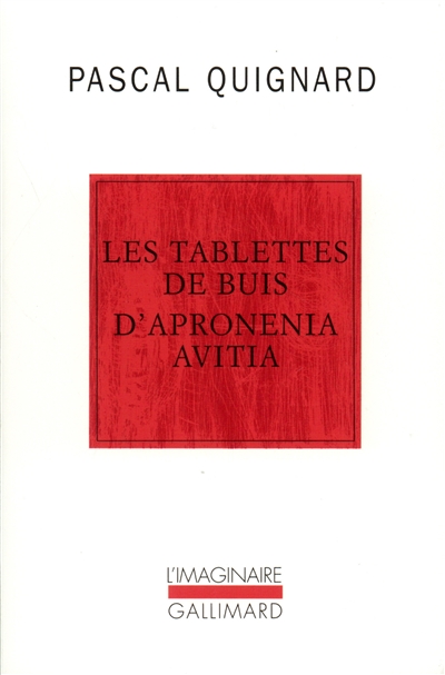 les tablettes de buis d'apronenia avitia