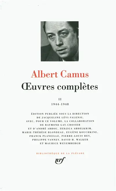 Oeuvres complètes. Vol. 2. 1944-1948
