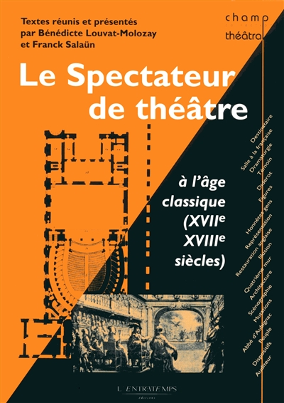 Le spectateur de théâtre à l'âge classique : XVII & XVIIIe siècles