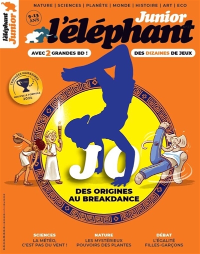 L'Eléphant junior, n° 23. JO : des origines au breakdance