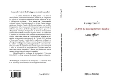 Comprendre le droit du développement durable sans effort