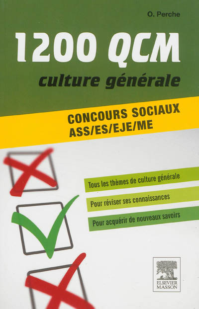 1.200 QCM culture générale : concours sociaux ASS-ES-EJE-ME