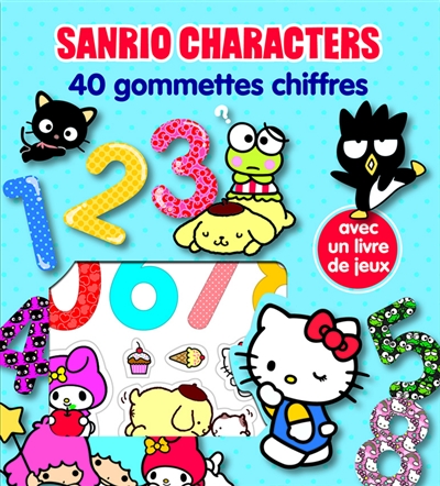 Sanrio characters : 40 gommettes chiffres