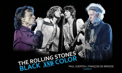 The Rolling Stones : black and color