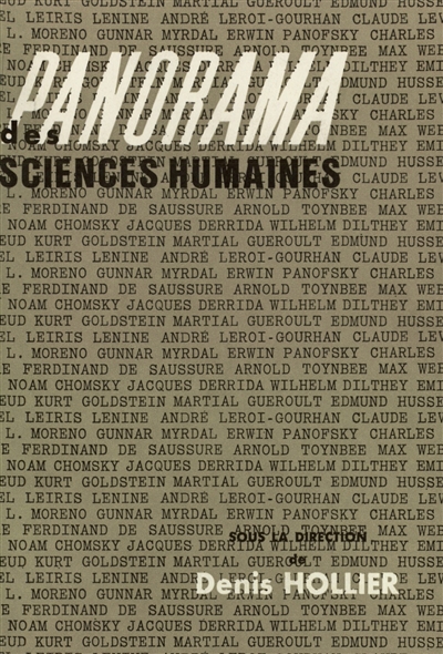 Panorama des sciences humaines