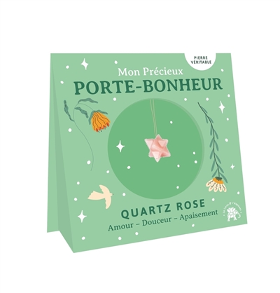Quartz rose : amour, douceur, apaisement : mon précieux porte-bonheur