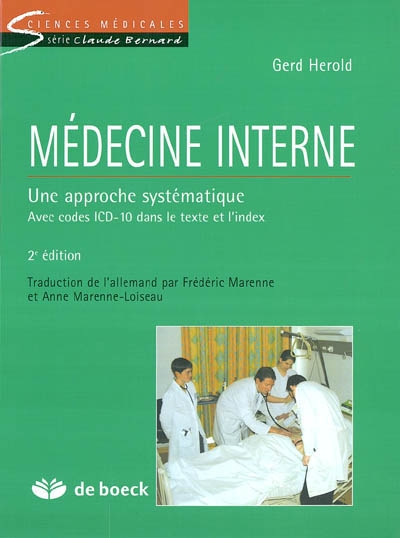 Médecine interne : une approche systématique : avec codes ICD-10 dans le texte et l'index