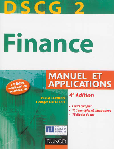 Finance : DSCG 2 : manuel et applications