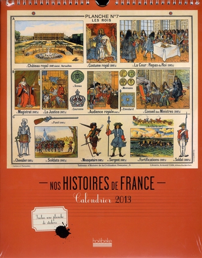 Nos histoires de France : calendrier 2013
