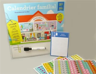 Calendrier familial : septembre 2017-décembre 2018