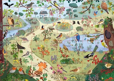 Les oiseaux : puzzle 48 pièces