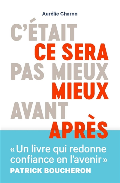 C'était pas mieux avant :...