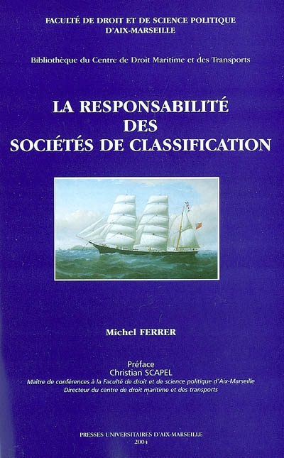 La responsabilité des sociétés de classification