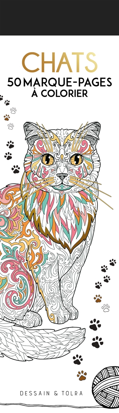 Chats : 50 marque-pages à...