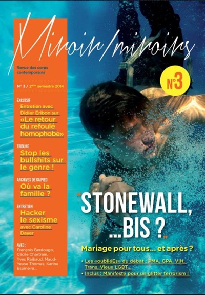 Miroir-miroirs : revue des corps contemporains, n° 3. Stonewall...bis ? : les oublié(e)s du mariage pour tous, un an après