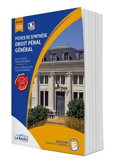 Fiches de synthèse droit pénal général