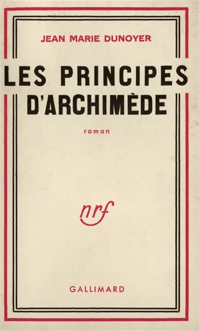 Les principes d'Archimède