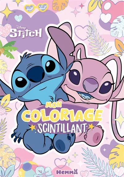 Disney Stitch : Mon coloriage scintillant (Stitch et Angel)