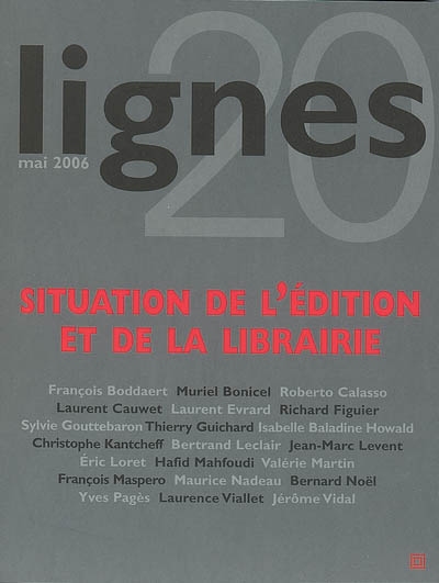 Lignes, nouvelle série, n°...