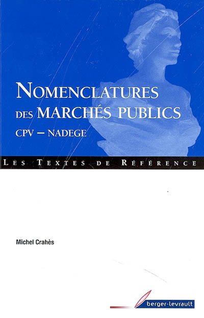 Nomenclatures des marchés publics : CPV-NADEGE