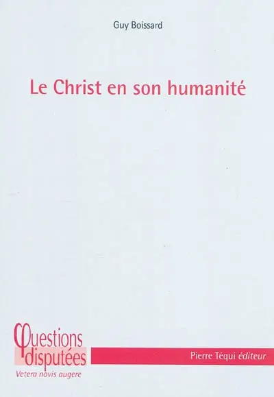 Le Christ en son humanité