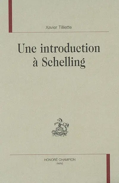 Une introduction à Schelling