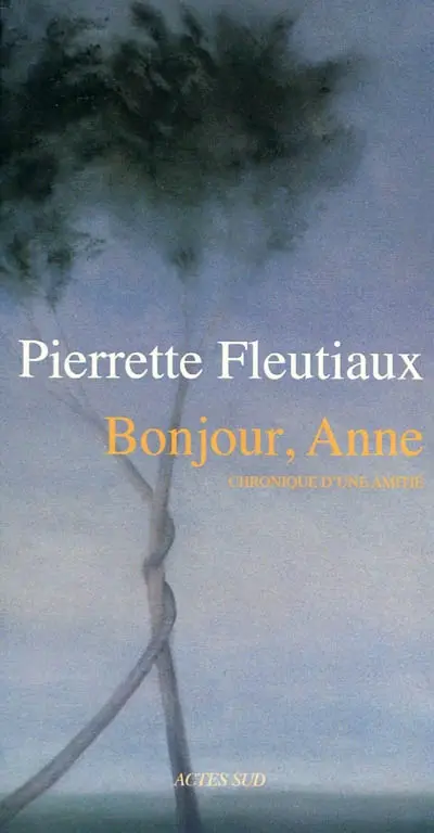 Bonjour, Anne : chronique d'une amitié