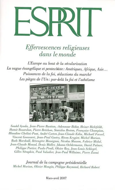 Esprit, n° 333. Effervescences religieuses dans le monde
