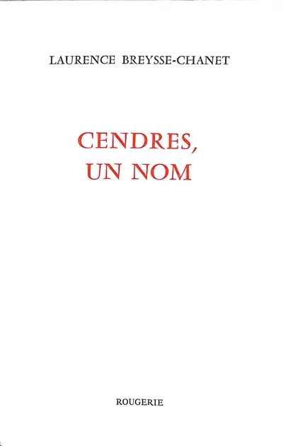 Cendres, un nom