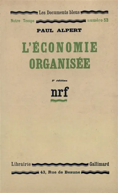 L'économie organisée