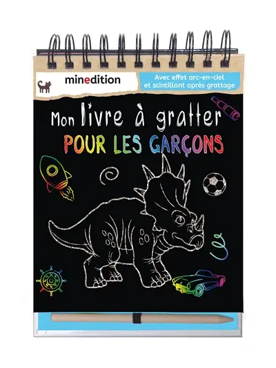 Mon livre à gratter pour les garçons