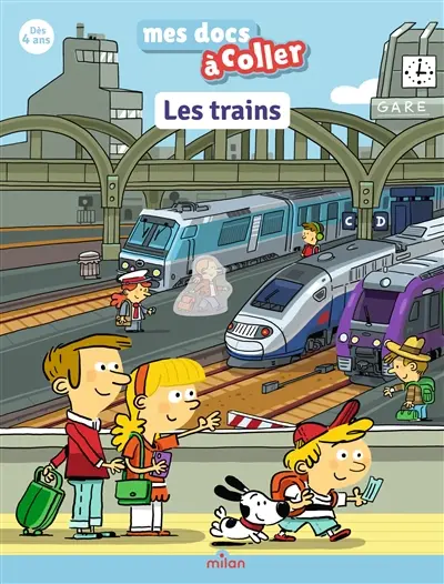 Les trains : autocollants