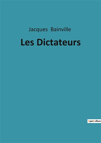 Les Dictateurs : Une...