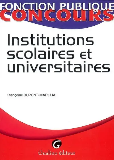 Institutions scolaires et universitaires