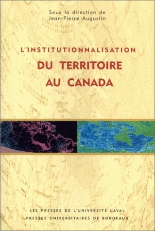 L'institutionnalisation du territoire au Canada