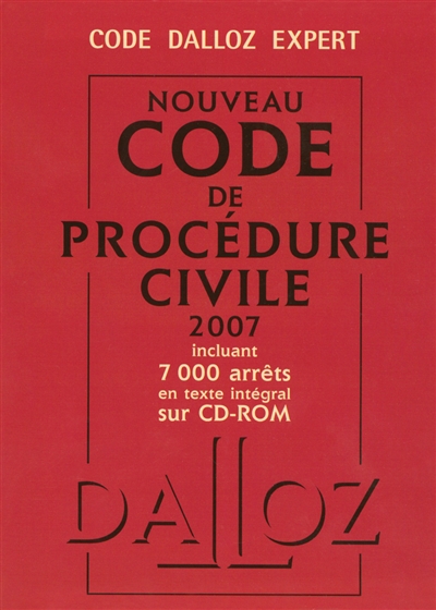 Nouveau code de procédure civile 2007