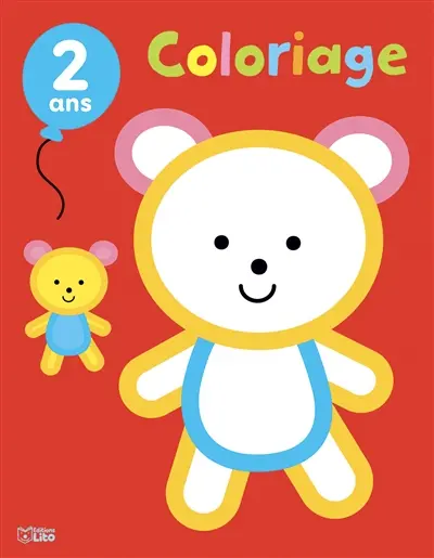 Les jouets : coloriage, 18 mois