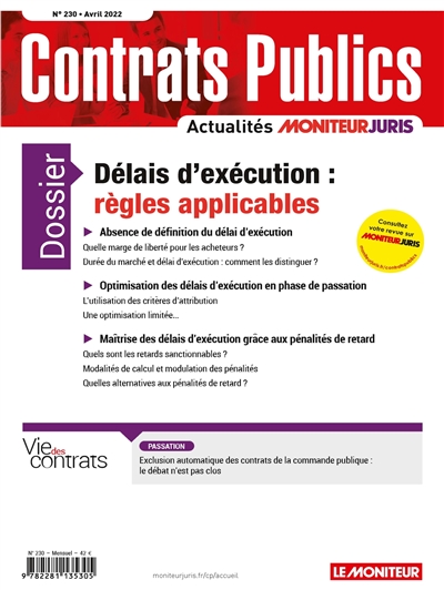Contrats publics,...