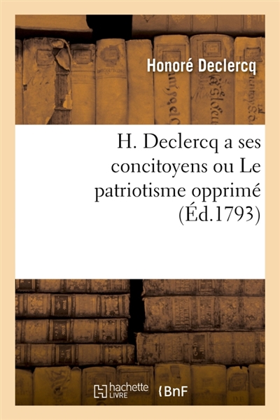 H. Declercq a ses...