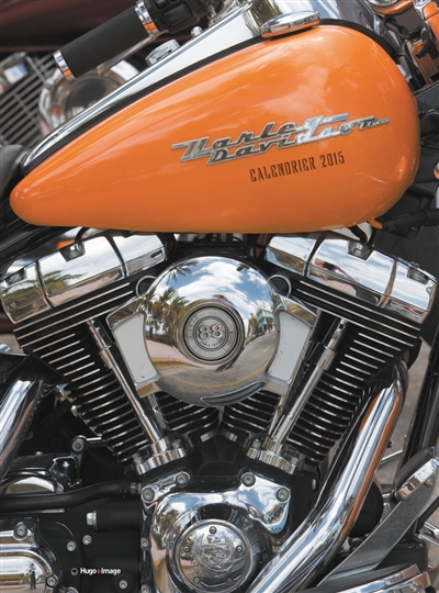 Harley Davidson : calendrier mural 2015