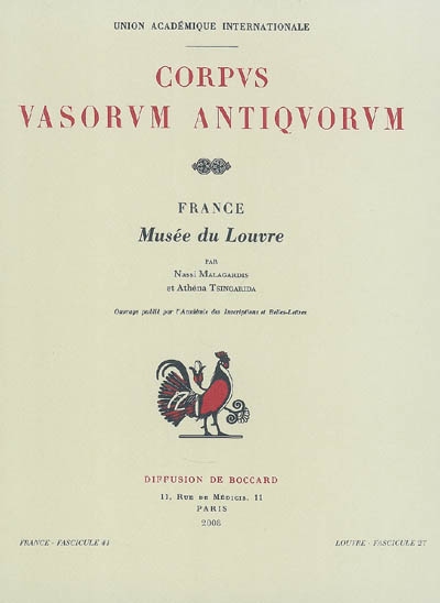 Corpus vasorum antiquorum France. Vol. 41. Musée du Louvre (fascicule 27)